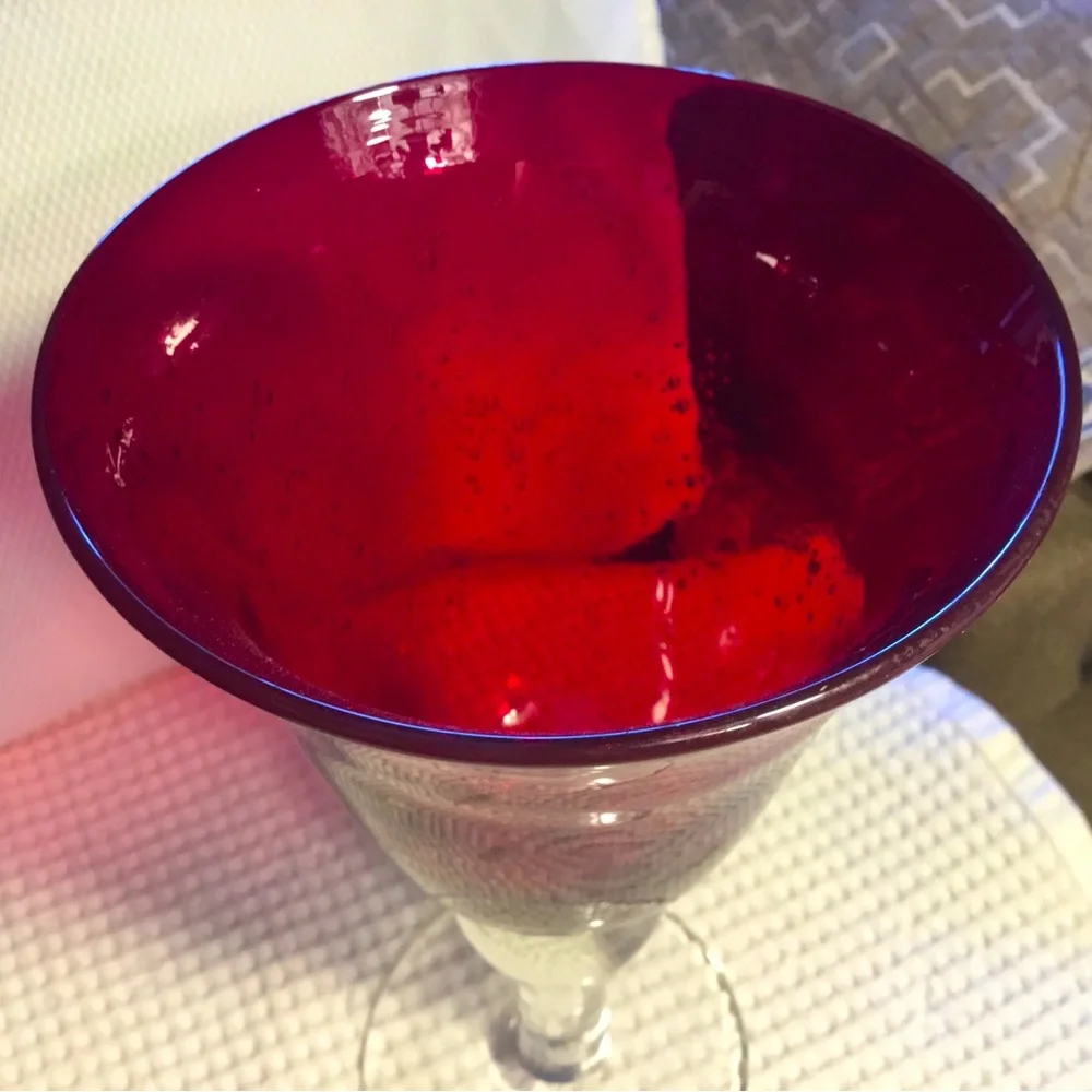 Artland Statue Ruby Wine Glasses - Set of (2)